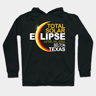 Belton Texas Total Solar Eclipse April 8 2024 Hoodie